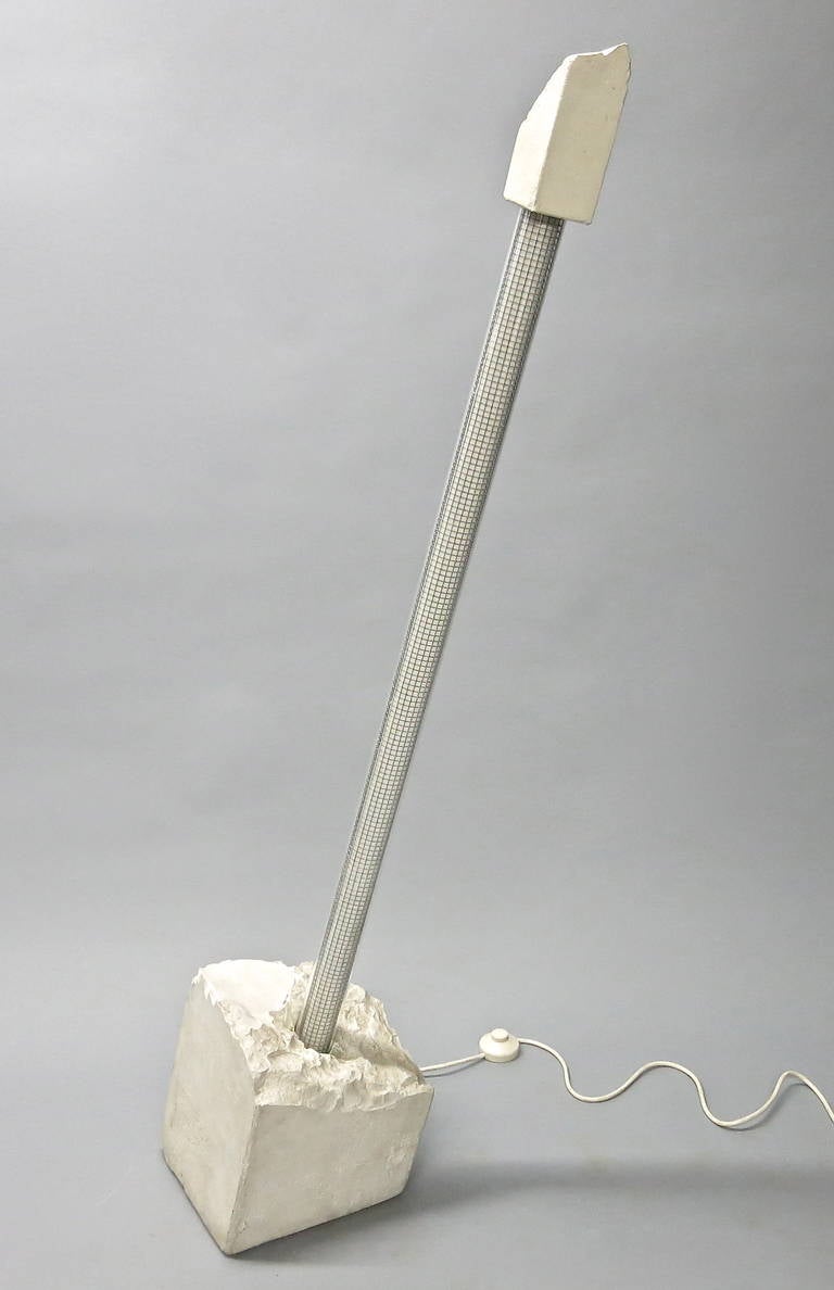 Sculptural Floor Lamp, Signed Renaud Marchand, Paris France at 1stdibs -> Munari Quartz Sculptural Floor Lamp, Signed Renaud Marchand, Paris France at 1stdibs -> Munari Quartz
