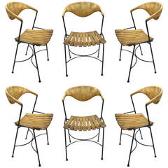 Set of Six Chairs by Arthur Umanoff Circa 1960 USA