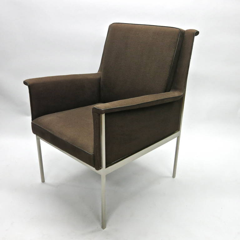 Pair of Lounge or Desk Armchairs, Circa 1950 France In Excellent Condition In Jersey City, NJ