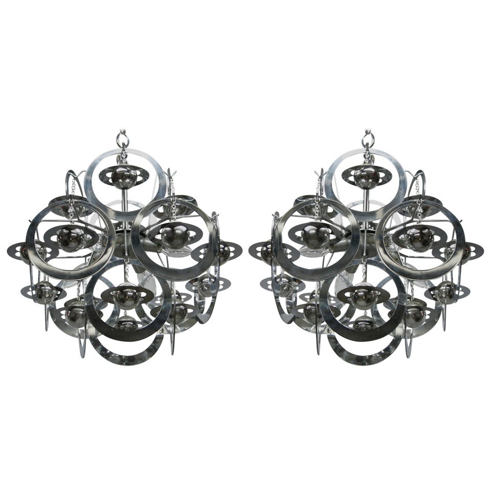 Ceiling Fixtures, circa 1960 Made in Italy