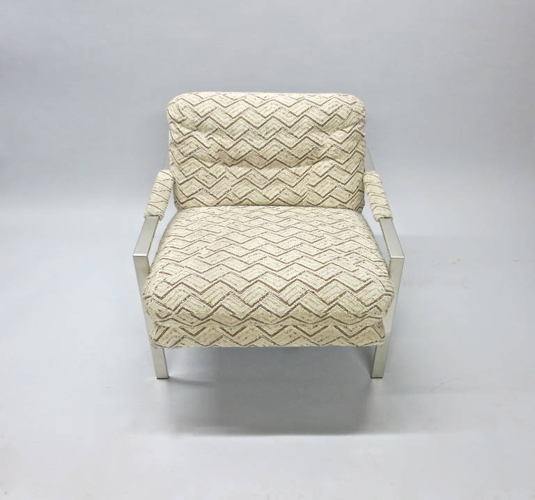 Mid-Century Modern Pair of Lounge Chairs by Milo Baughman, USA Circa 1965