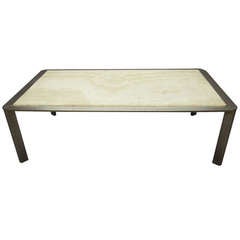 Coffee Table in the Style of Jacques Charpentier Circa 1960 France