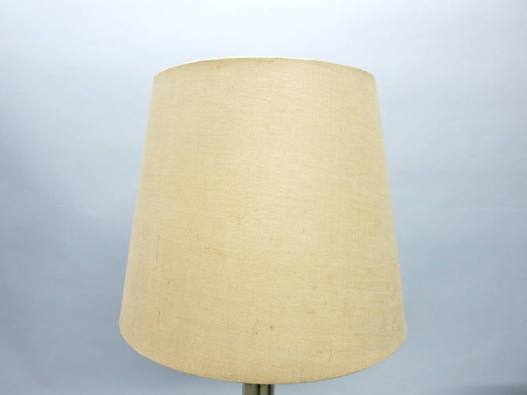 Single Tall Table Lamp by Philippe Barbier, Circa 1970 France In Excellent Condition For Sale In Jersey City, NJ