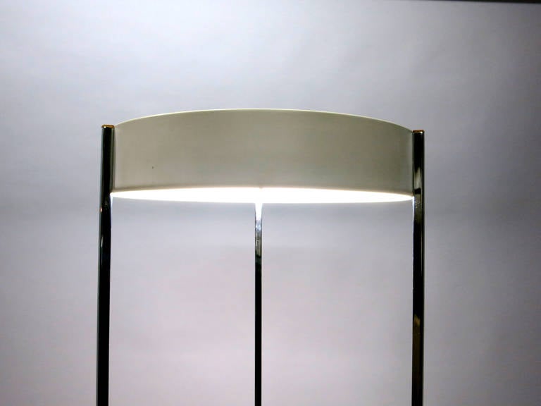 Round Illuminated Display Stand by Kovacs with Original Labels, C. 1970 USA 3