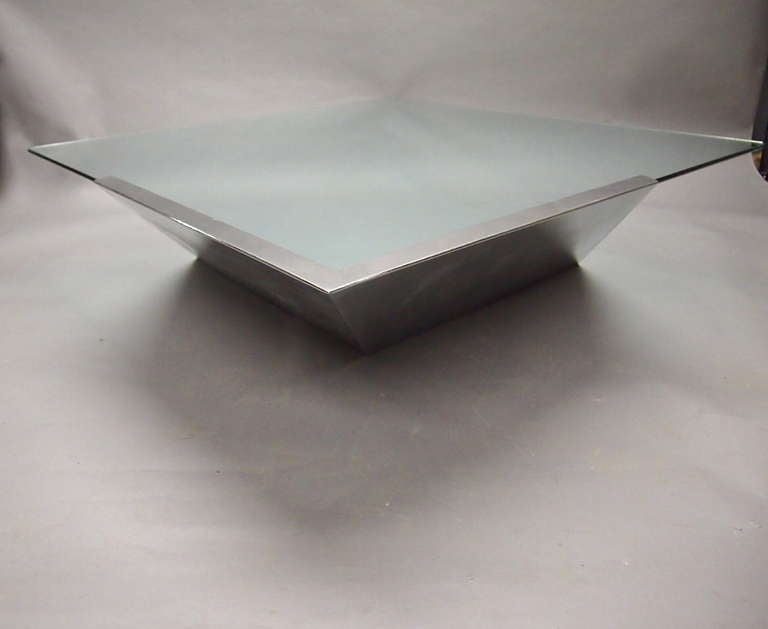 Mid-Century Modern Coffee Table Designed by J. Wade Beam for Brueton, circa 1970 For Sale
