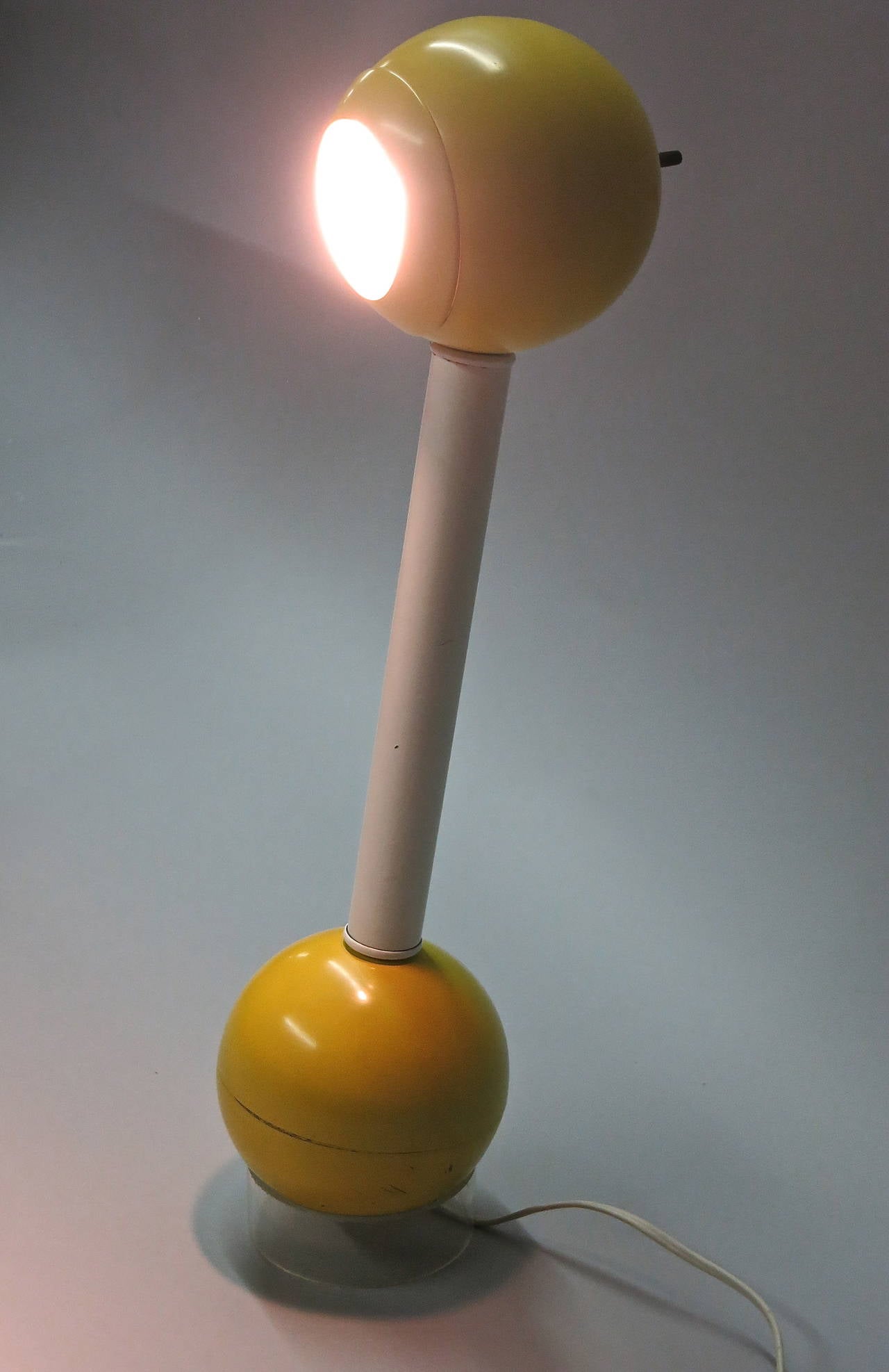 BarBell Table Lamp by John Mascheroni for Kovacs, circa 1970 USA 1