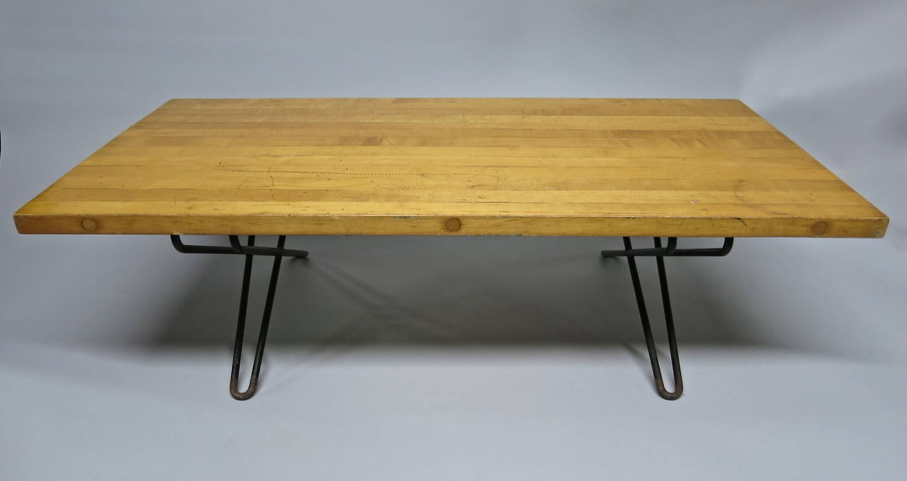 Mid-Century Modern Table basse conçue par Henry Robert Kann pour Knoll en 1953, fabriquée aux États-Unis en vente