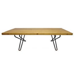 Table basse conçue par Henry Robert Kann pour Knoll en 1953, fabriquée aux États-Unis