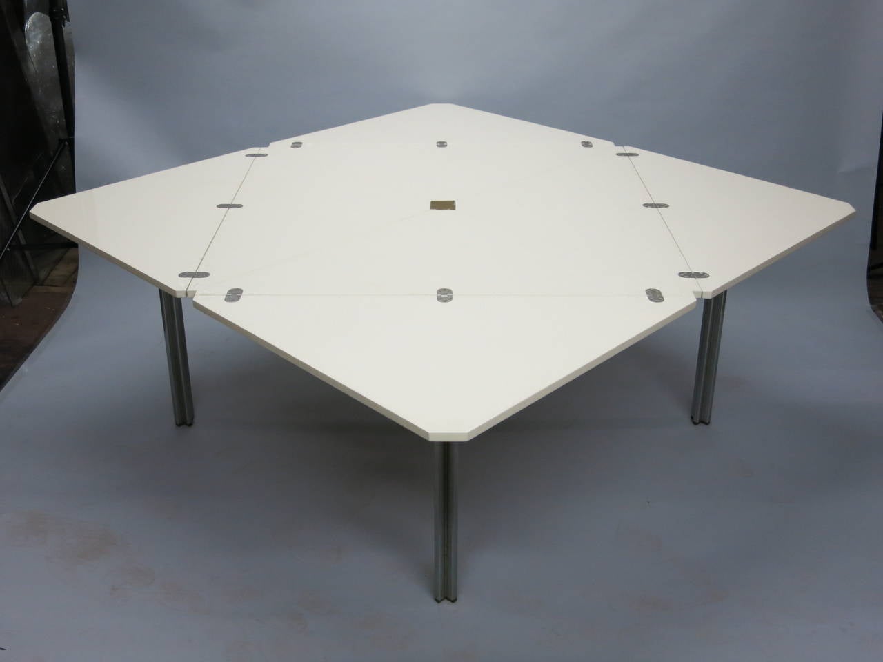 T92 Klappbarer Tisch von Eugenio Gerli und Mario Cristiani für Tecno, Italien, 1960 im Angebot 4