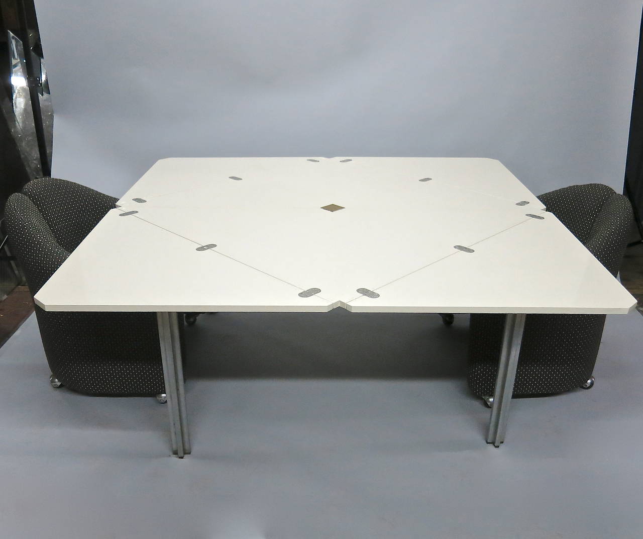 T92 Folding Table by Eugenio Gerli and Mario Cristiani for Tecno, Italy 1960 For Sale 2