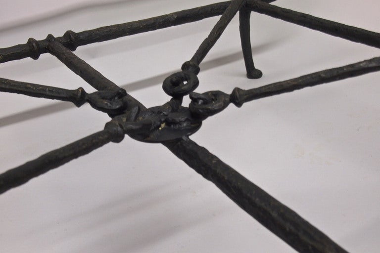 American Coffee Table Designed by Giacometti 1934 Signed Chadoff NYC 1984