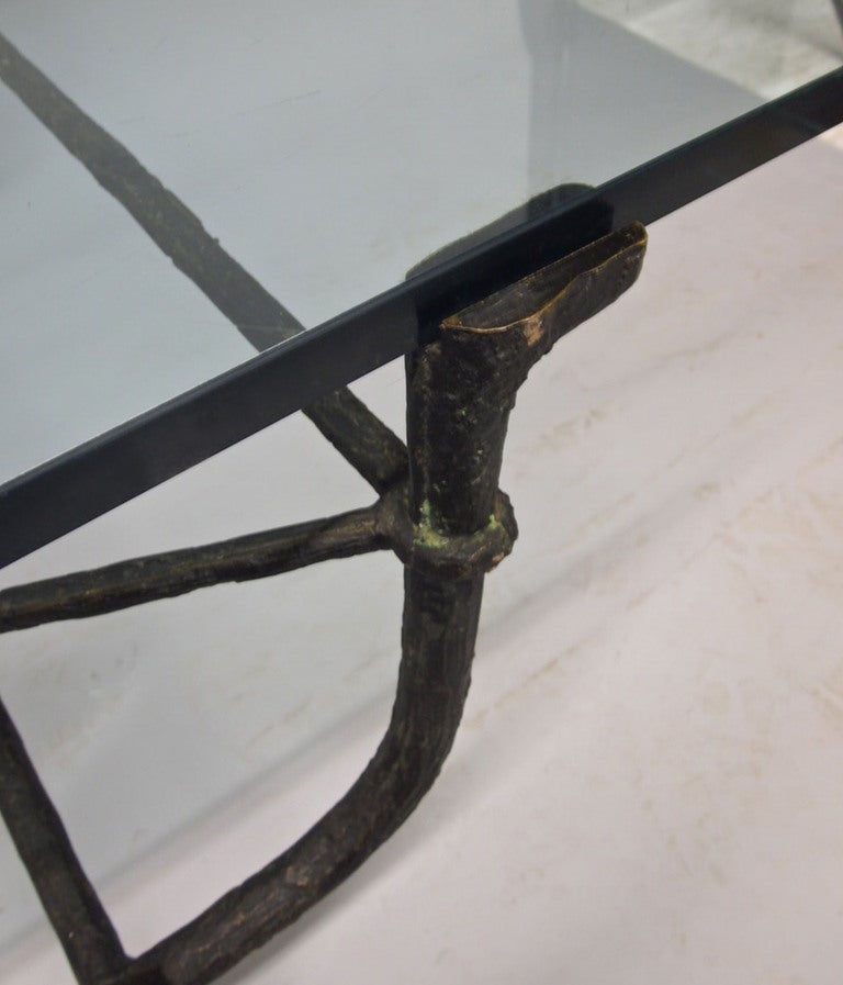 Coffee Table Designed by Giacometti 1934 Signed Chadoff NYC 1984 In Good Condition In Jersey City, NJ