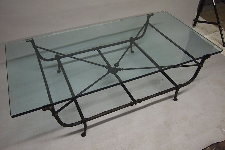 Coffee Table Designed by Giacometti 1934 Signed Chadoff NYC 1984 1