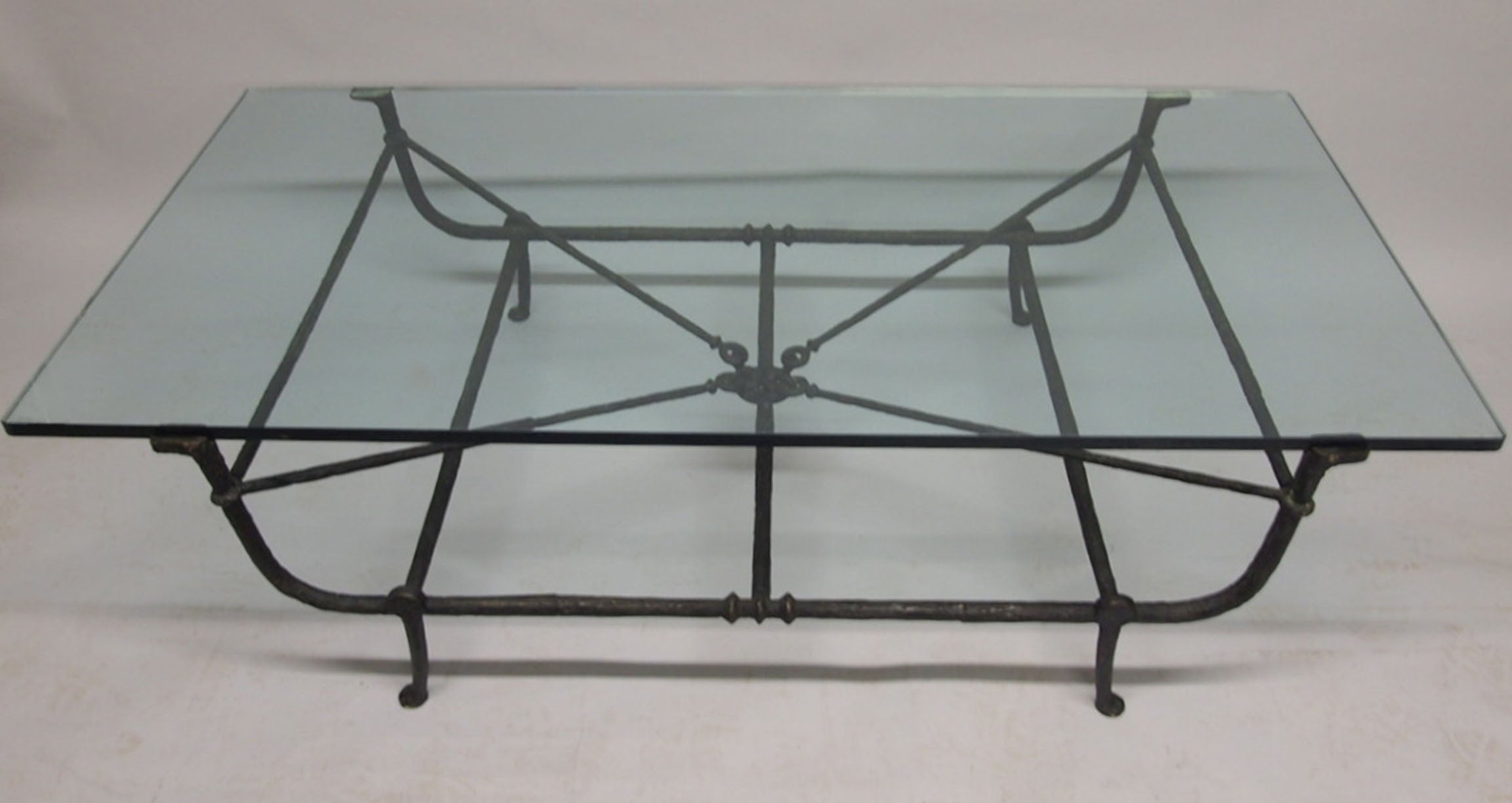 Coffee Table Designed by Giacometti 1934 Signed Chadoff NYC 1984