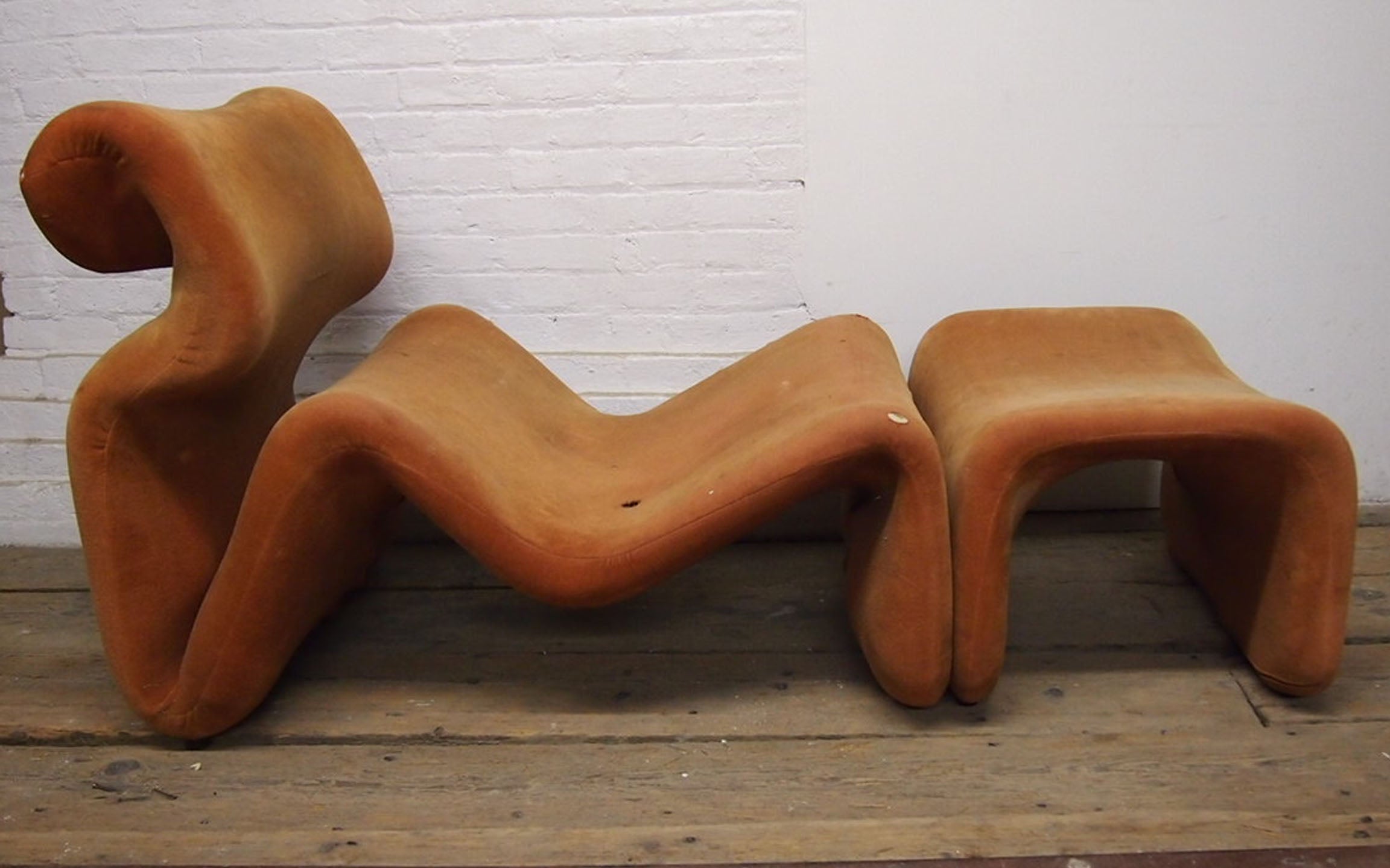 Jan Ekselius Etcetera Chair & Ottoman Choice of Red/Yellow/Black 1970 Sweden