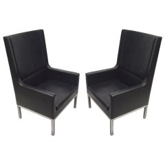 Pair of Chairs after Florence Knoll Circa 1960 American