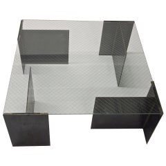 Coffee Table by Richard Troy - Art Et Industrie 1977 Soho NYC