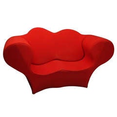 Used Sofa Love Seat "Double Soft Big Easy" by Ron Arad  1991 Moroso Italy