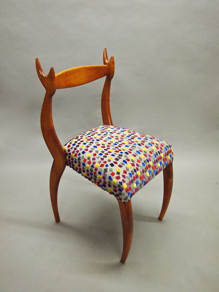 Four Chairs Designed & Produced by Sergio Savarese Founder of Dialogica NYC Circa 1988 4