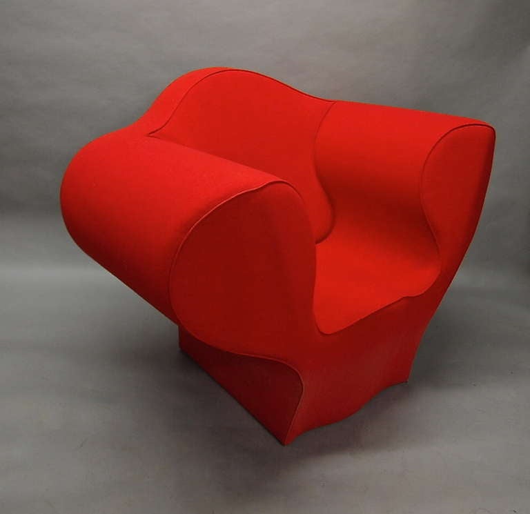Soft Big Easy Chair by Ron Arad Designed 1988 Produced 1991 by Moroso Italy In Excellent Condition In Jersey City, NJ