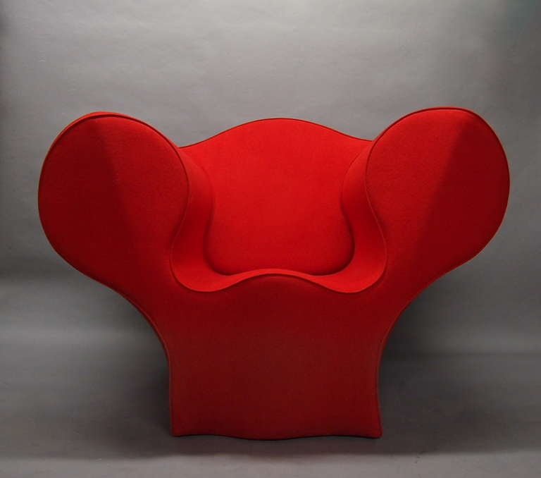 Modern Soft Big Easy Chair by Ron Arad Designed 1988 Produced 1991 by Moroso Italy