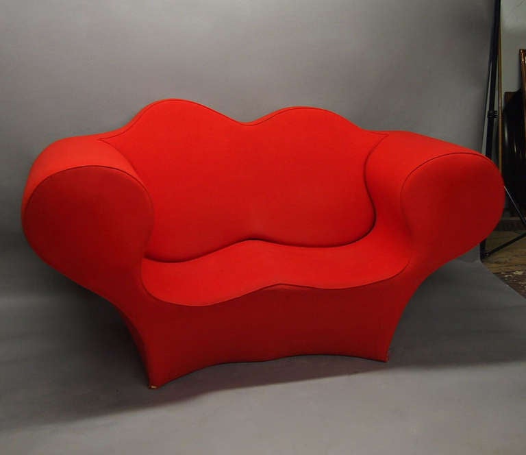 Designed by Ron Arad and produced by Moroso Italy in 1991.
The sofa has some signs of minor wear but no real signs of heavy use. We are having the upholstery cleaned- it does not need much else other than a cleaning.