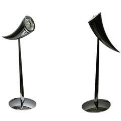 Pair of Original Ara Table Lamps by Phillpe Starck for Flos, 1988, France