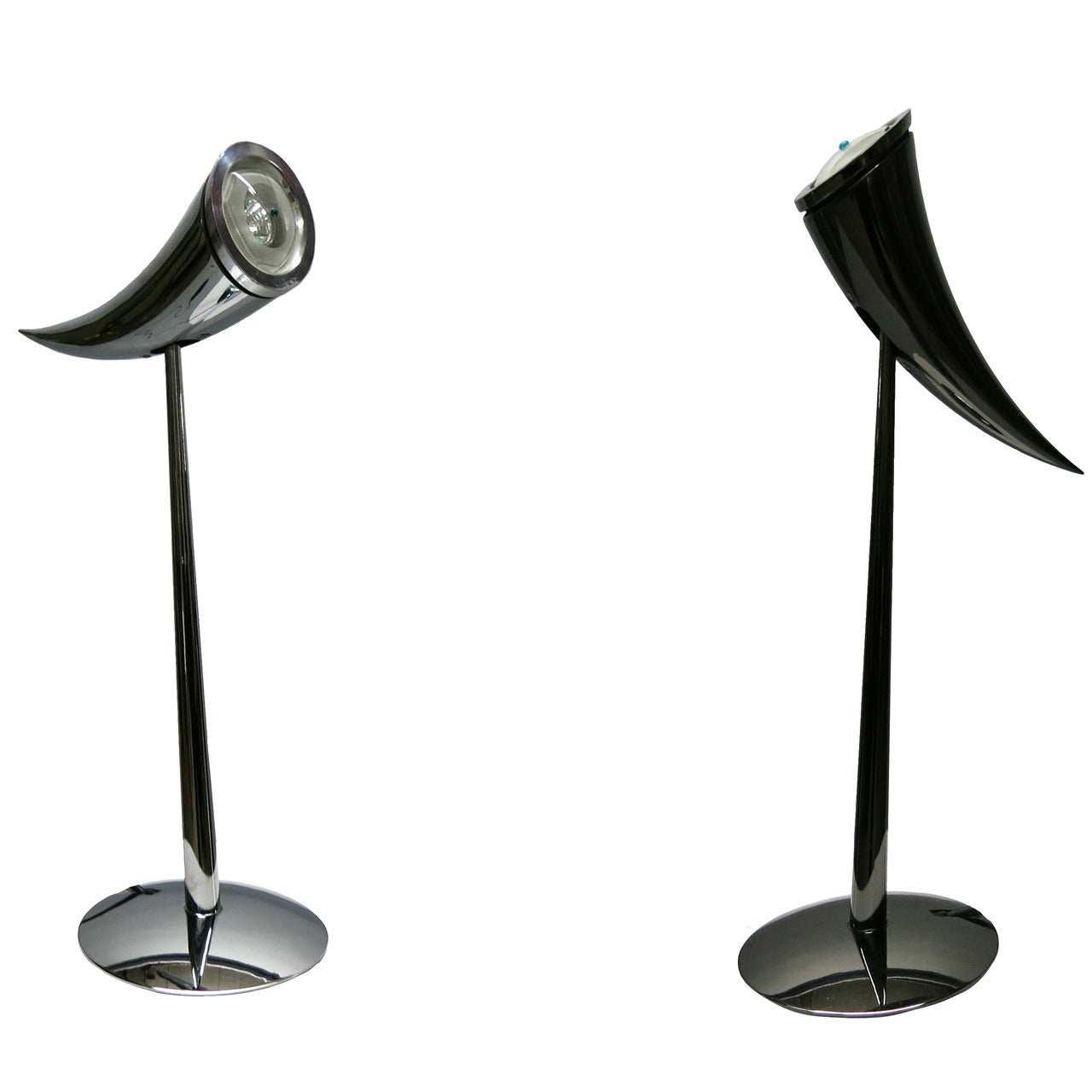 Paire de lampes de table originales Ara de Phillpe Starck pour Flos, 1988, France en vente