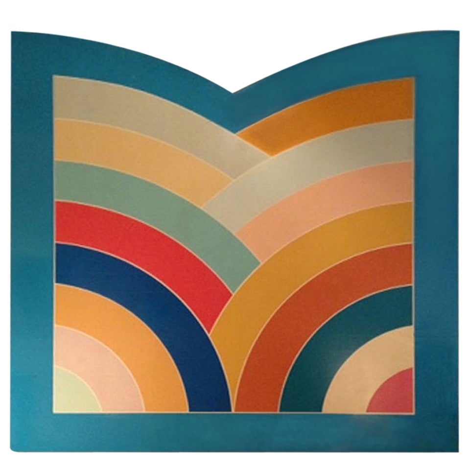 Frank Stella Metropolitan Museum "M" commissioned for Centennial Celebration marked #2 1969-70 American