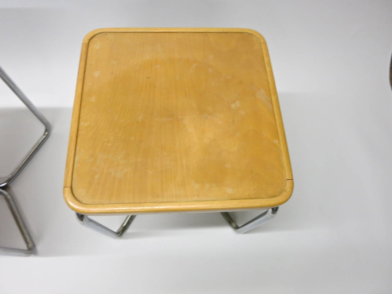 Pair of B53 Stools by Marcel Breuer Germany, circa 1940 2