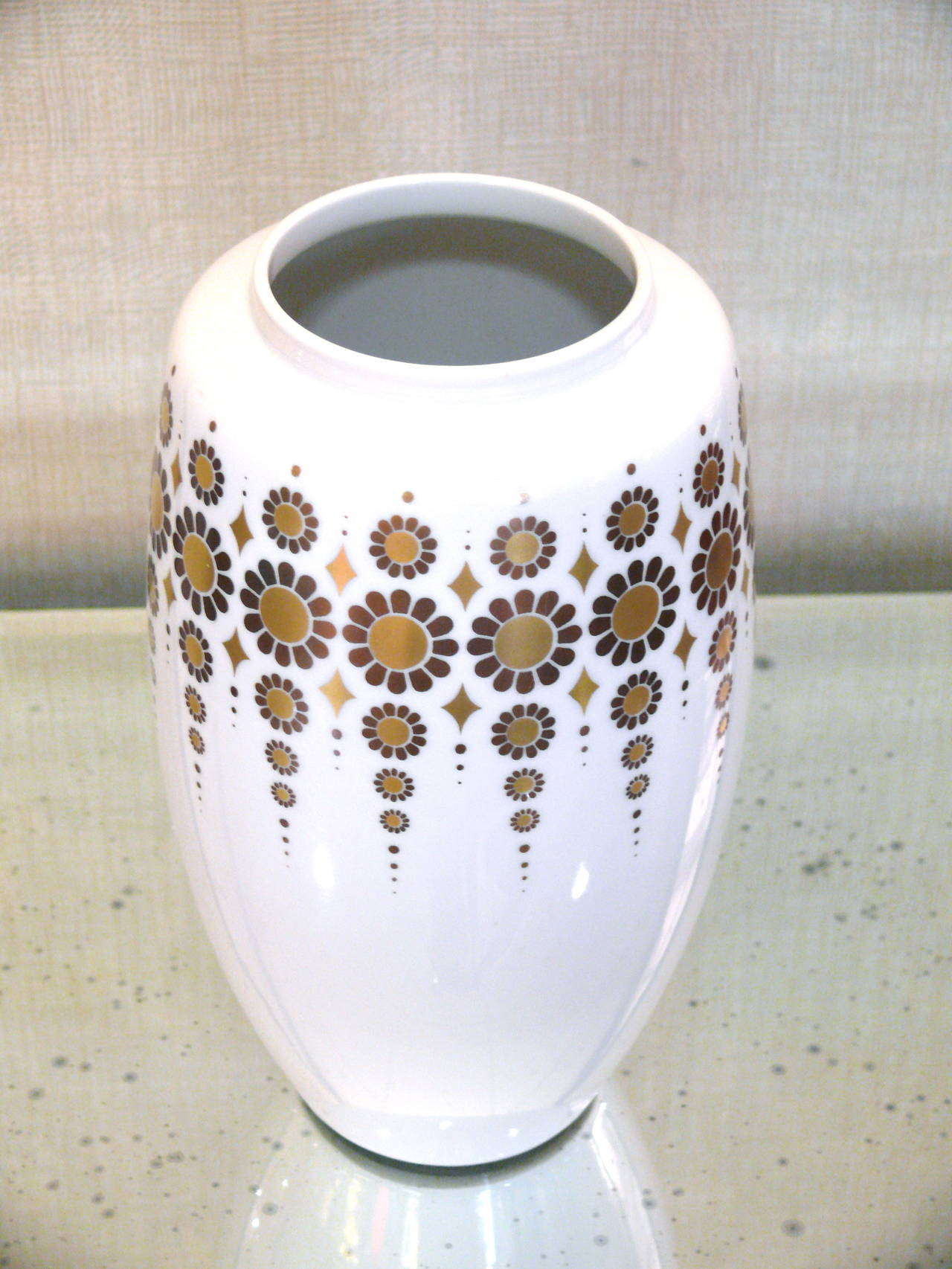 Porcelain Vase by Alboth & Kaiser In Excellent Condition For Sale In New York, NY