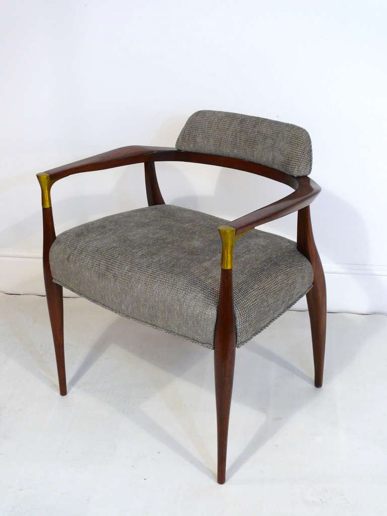 Mid-Century Modern Set of Four Sculptural Chairs attributed to Bert England
