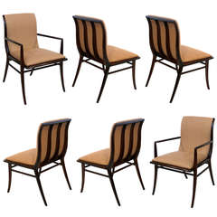 Set of Six T.H. Robsjohn-Gibbings Dining Chairs
