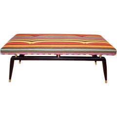 Striped Bench in the Manner of Ponti