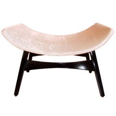 Curvaceous Velvet Ottoman