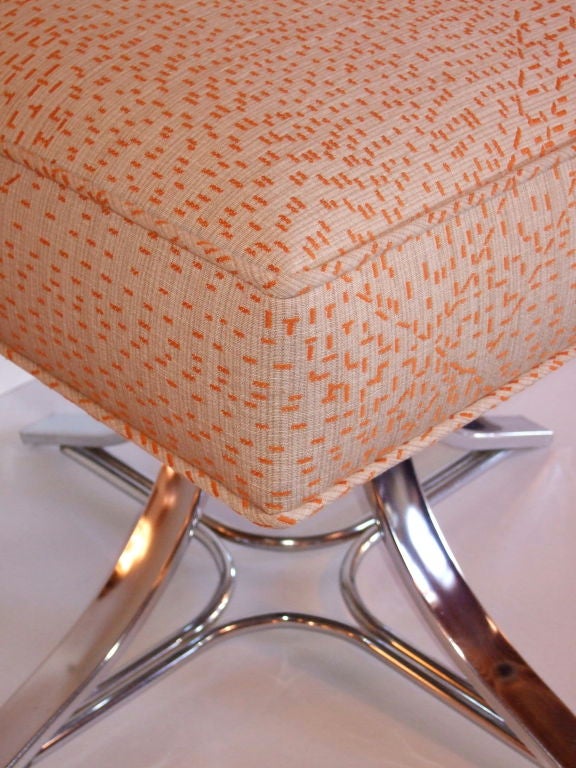 Pair of Borsani Style Ottomans In Excellent Condition In New York, NY