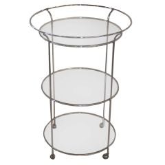 Vintage Mad Men Rolling Cart