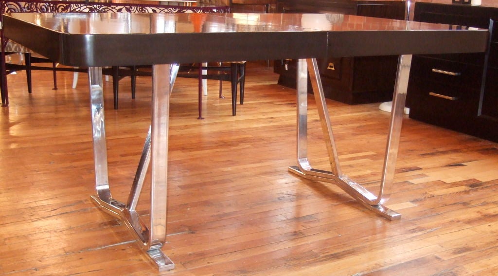 Machine Age Dining Table w/2 Leaves