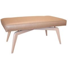 Mid Century Sculptural Bench