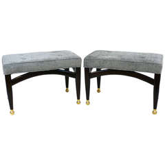 Pair of Ponti Style Benches