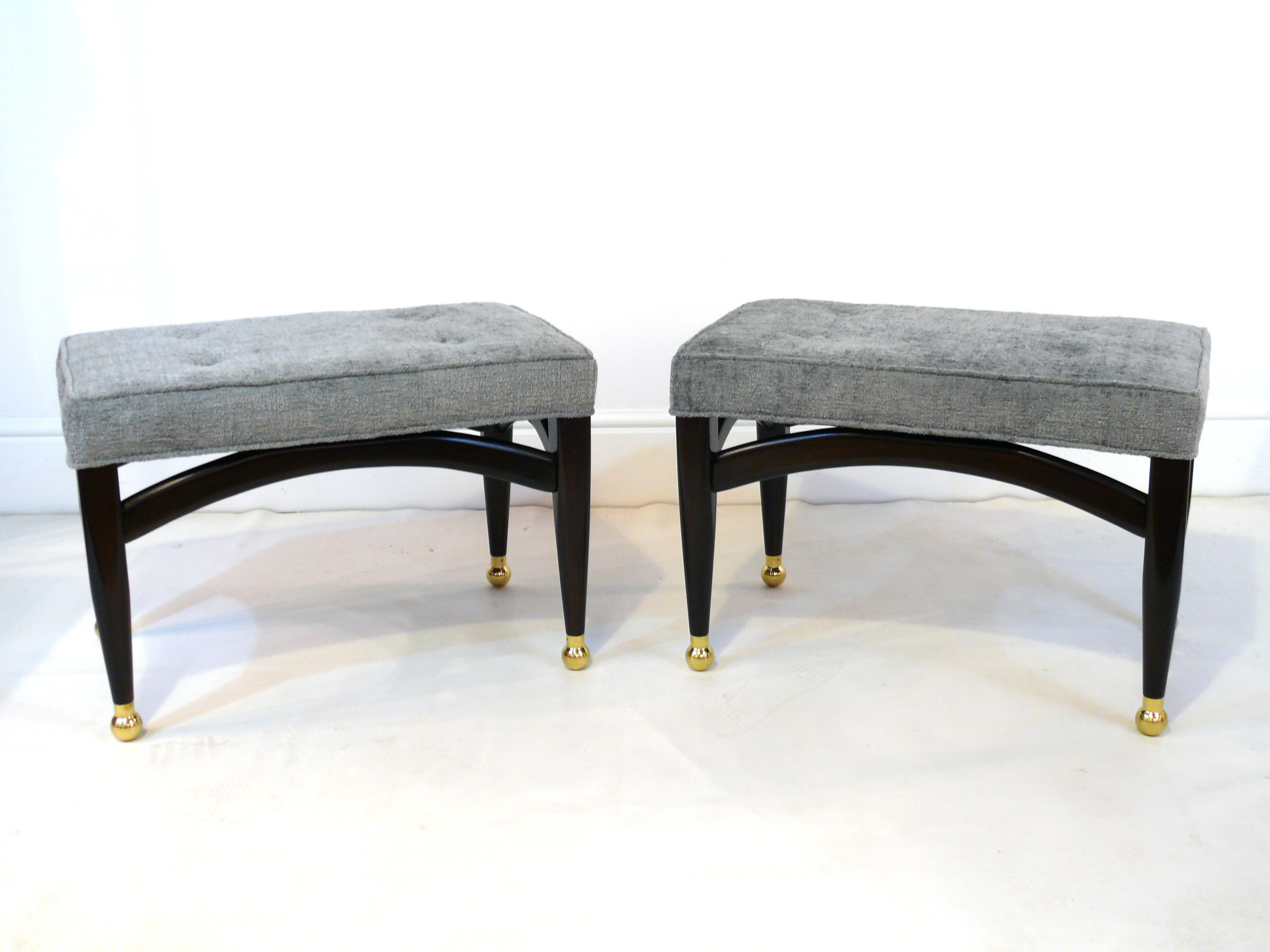 Pair of Ponti Style Benches