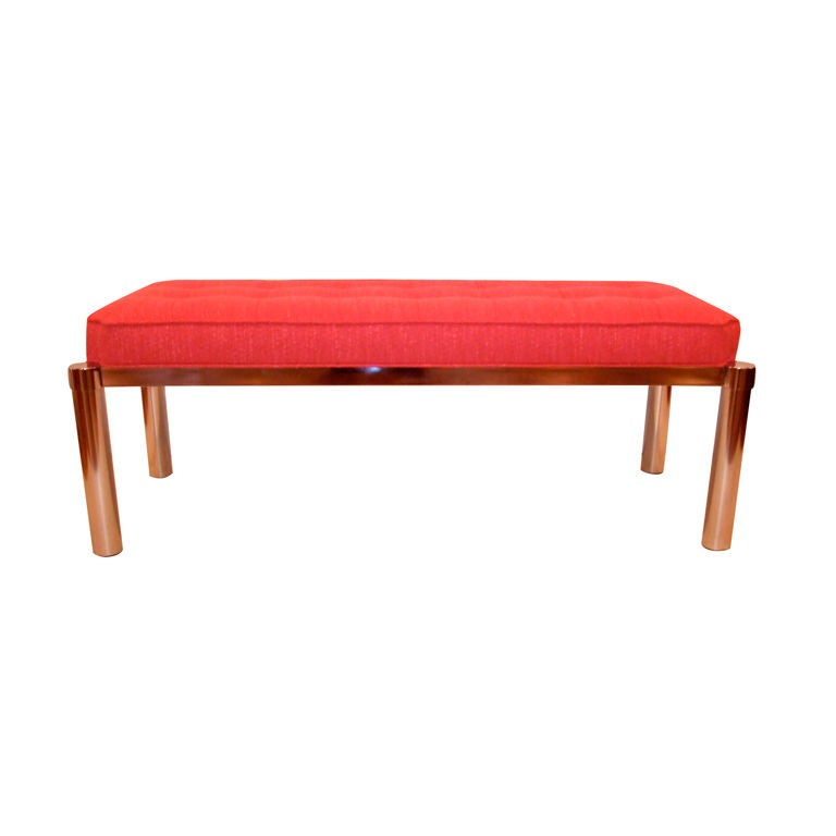 Pretty in Pink 4 Life Mid Century Bench