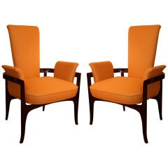 Pair of Chairs by James Mont