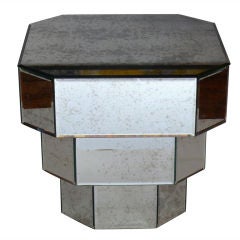 Tiered Mercury Mirror Table