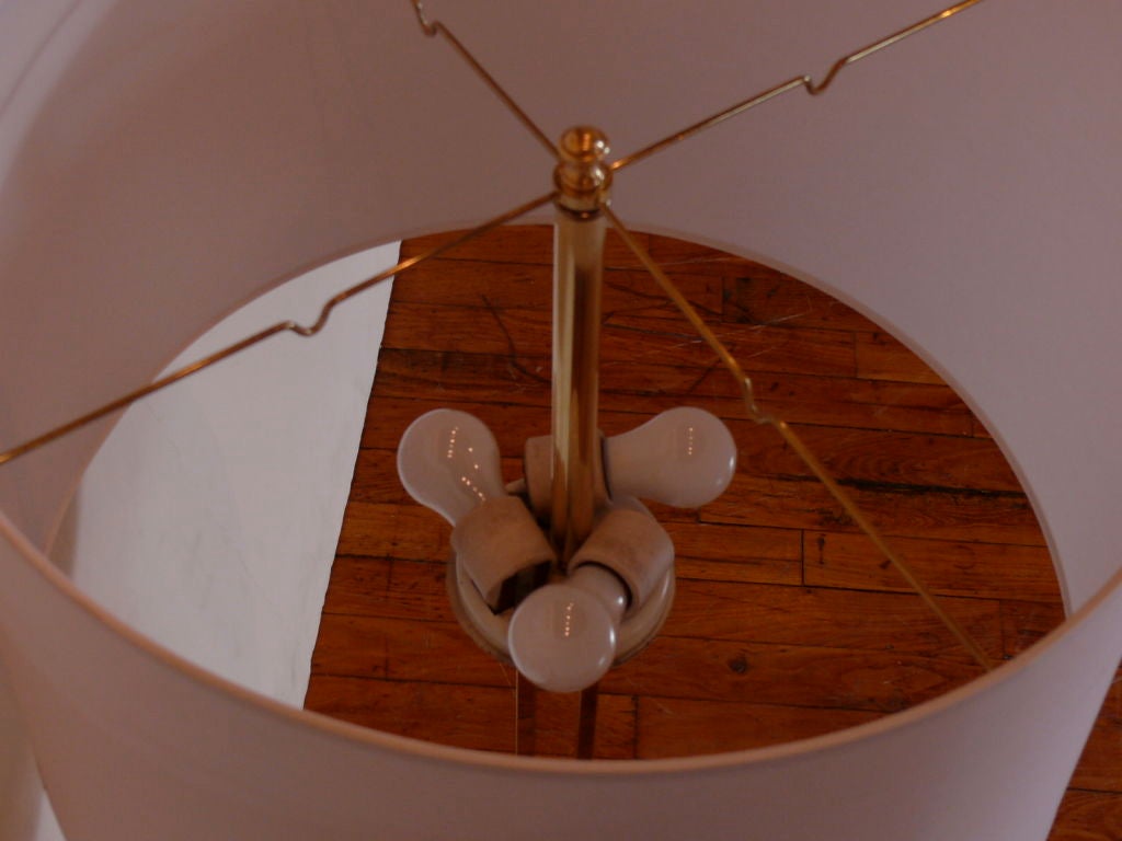 Mid Century Brass Table Lamp 1