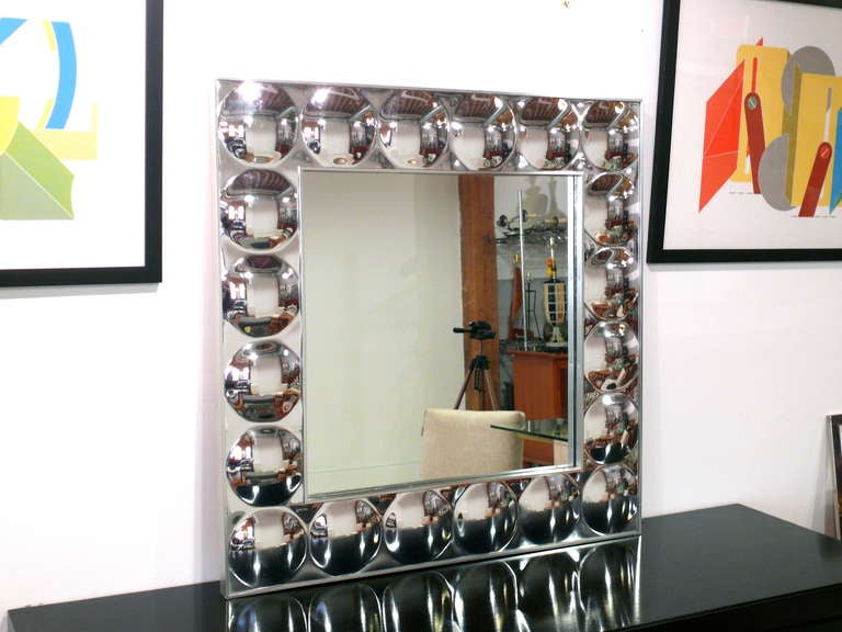Mid-Century Modern 1960's Turner  Bubble Frame Mirror