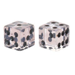 Pair of Lucite Dice