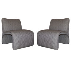Pair of Slipper Chairs after David Hicks