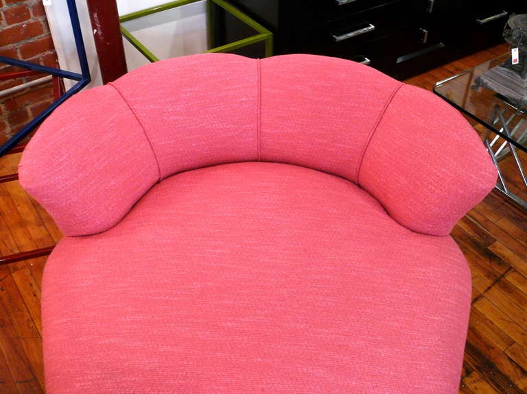 Upholstery Scalloped Snuggle Chair