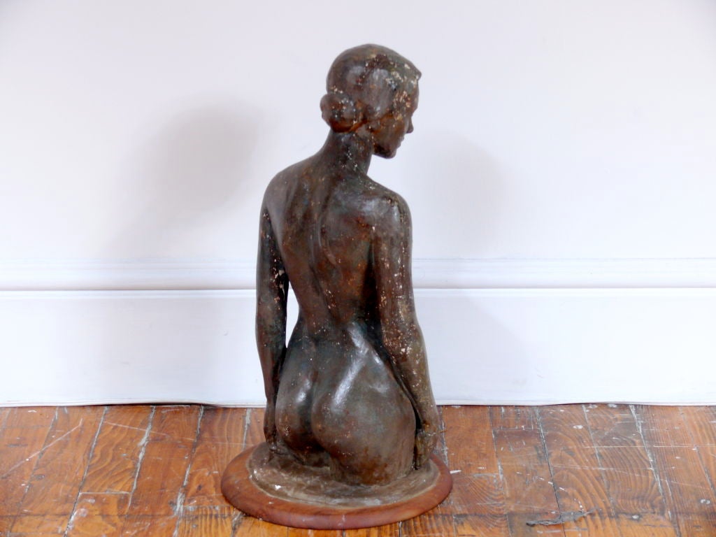Female Deco Torso Sculpture For Sale 2